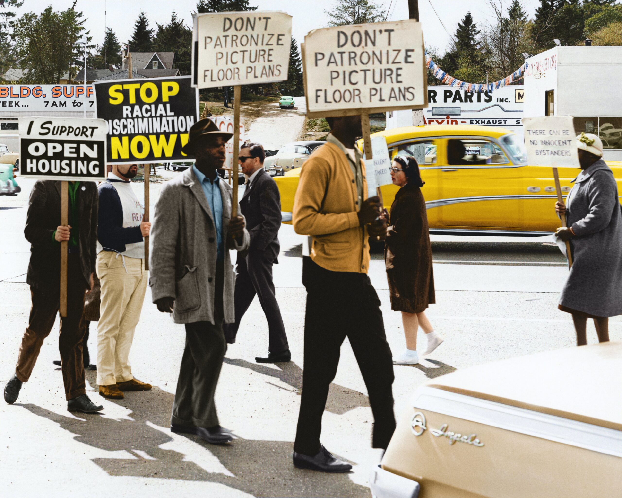 Protesting against discrimination